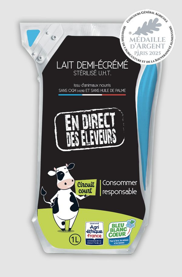 Lait en direct des éleveurs