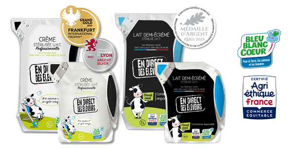 Présentation des produits En Direct des Éleveurs, de leurs certifications et de leurs médailles