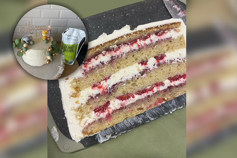 Recette molly cake à la framboise