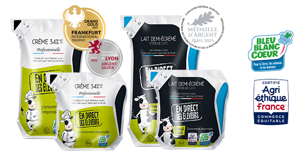 Présentation des produits En Direct des Éleveurs, de leurs certifications et de leurs médailles